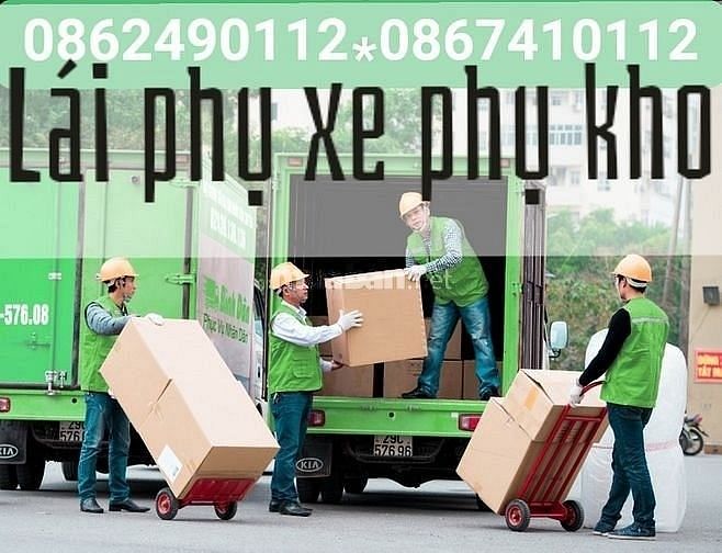 Tuyển lao động phổ thông tài xế phụ xe & phụ kho